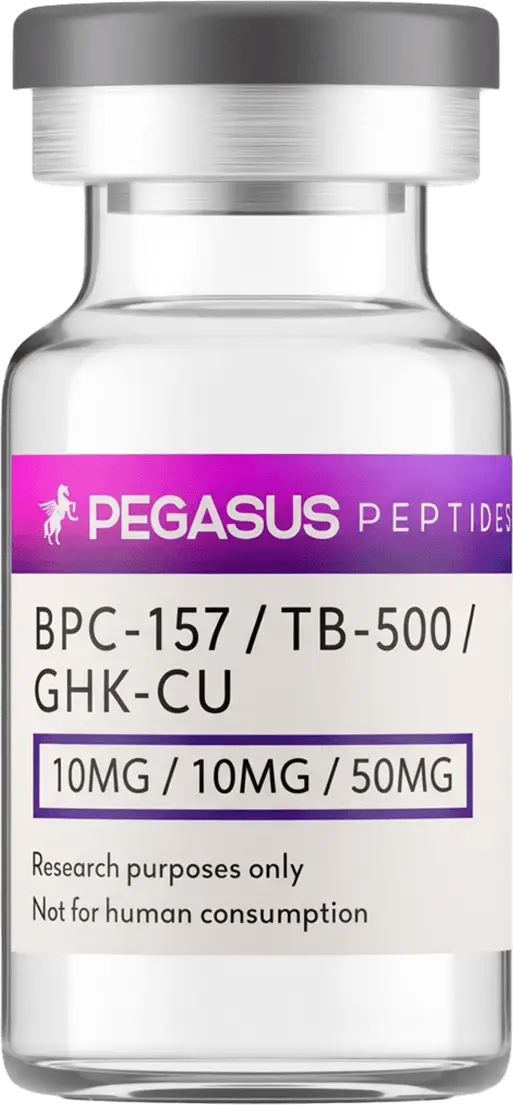Pegasus Peptides - (GLOW) GHK-CU + TB500 + BPC157 Blend