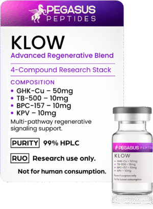 KLOW GHK-CU + TB500 + BPC157 + KPV Blend